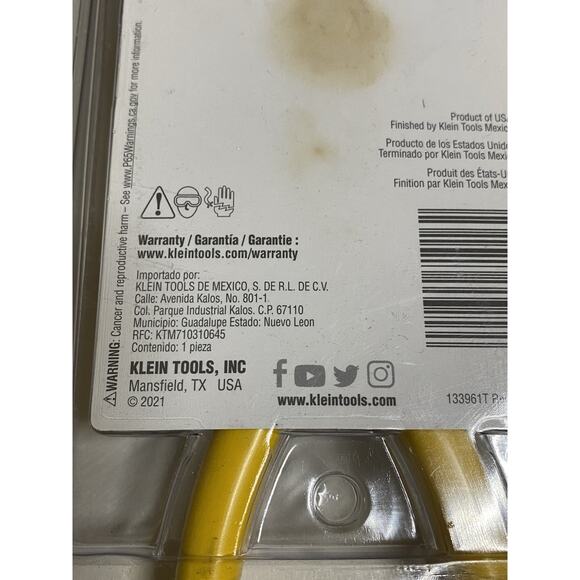 Klein Tools D203-6 6” Long-Nose Pliers Side-Cutting Forged USA Steel New Sealed - Picture 5 of 8